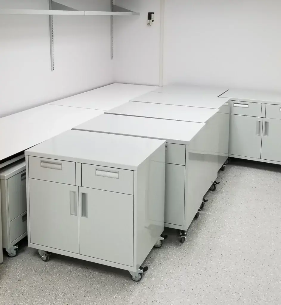 Light Grey Mobile Cabinets